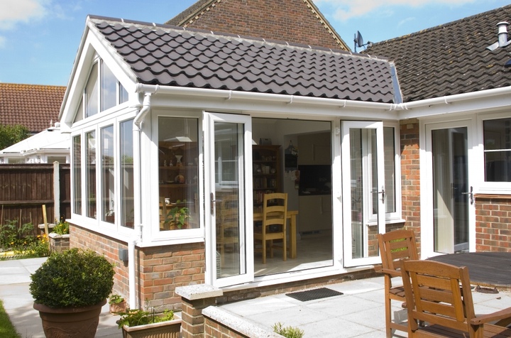 Pretty White Garden Room