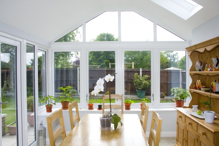 Pretty White Garden Room