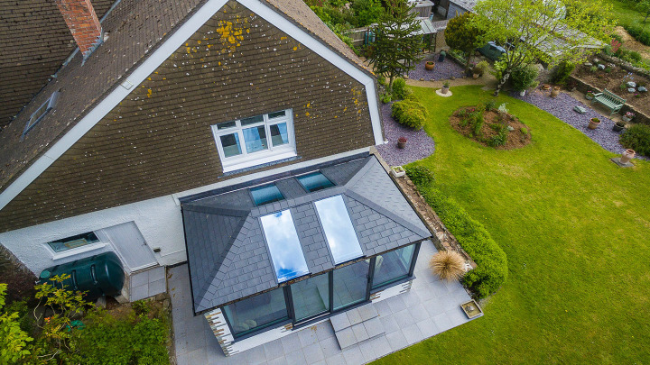 Guardian Conservatory Roof Replacement with Solstice Skylights