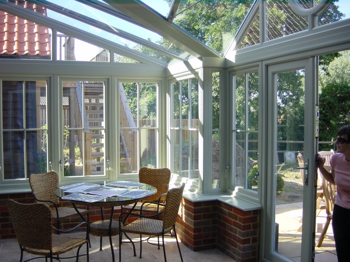 Elegant French Grey Conservatory