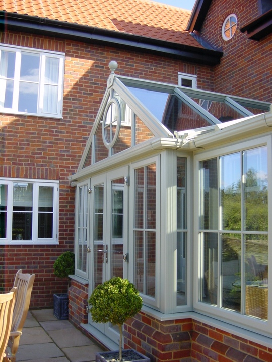 Elegant French Grey Conservatory