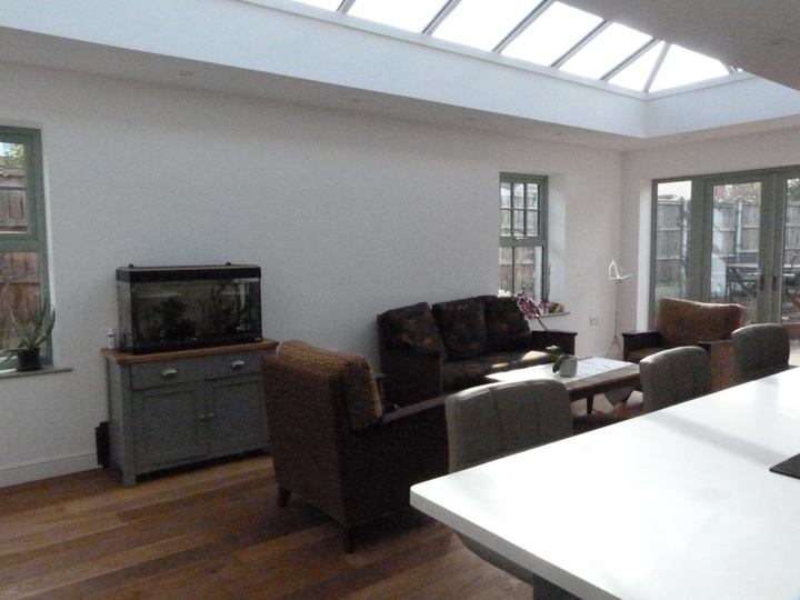 Modern Open Plan Kitchen Orangery