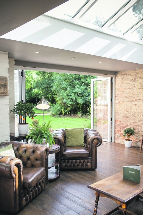 Light and space flood into the new Orangery