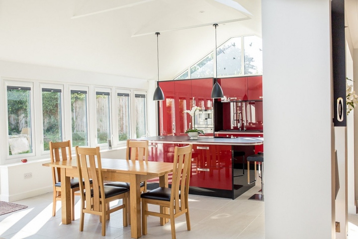 Striking White Garden Room