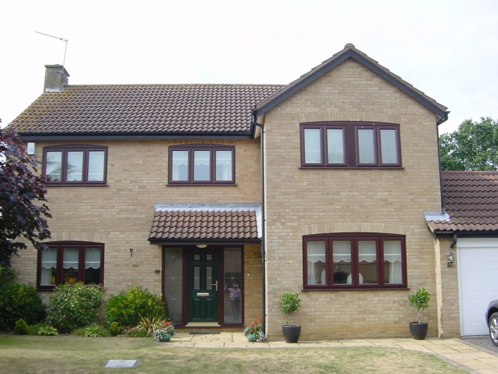 Rosewood windows and GRP front door