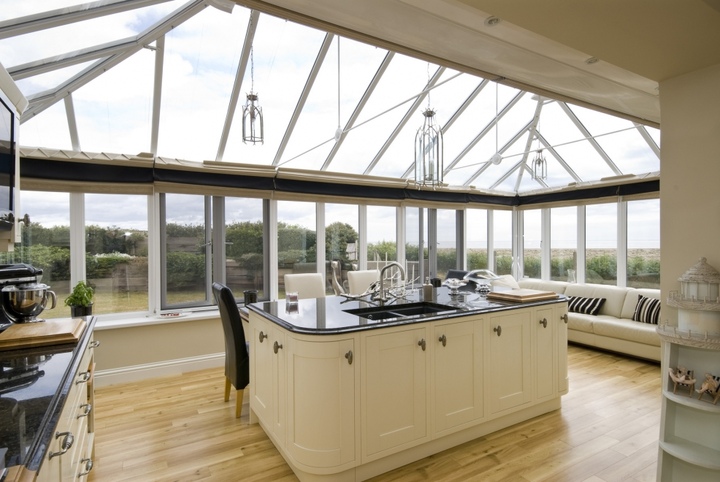 Sea View Conservatory with Kitchen