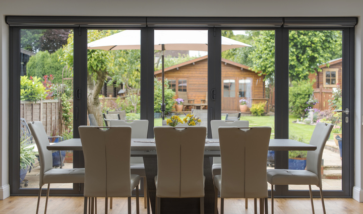 Dining area to garden