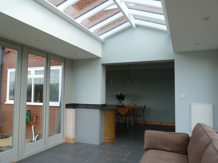 Hardwood Orangery in French Grey