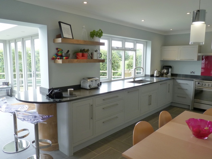 Hardwood Orangery in French Grey