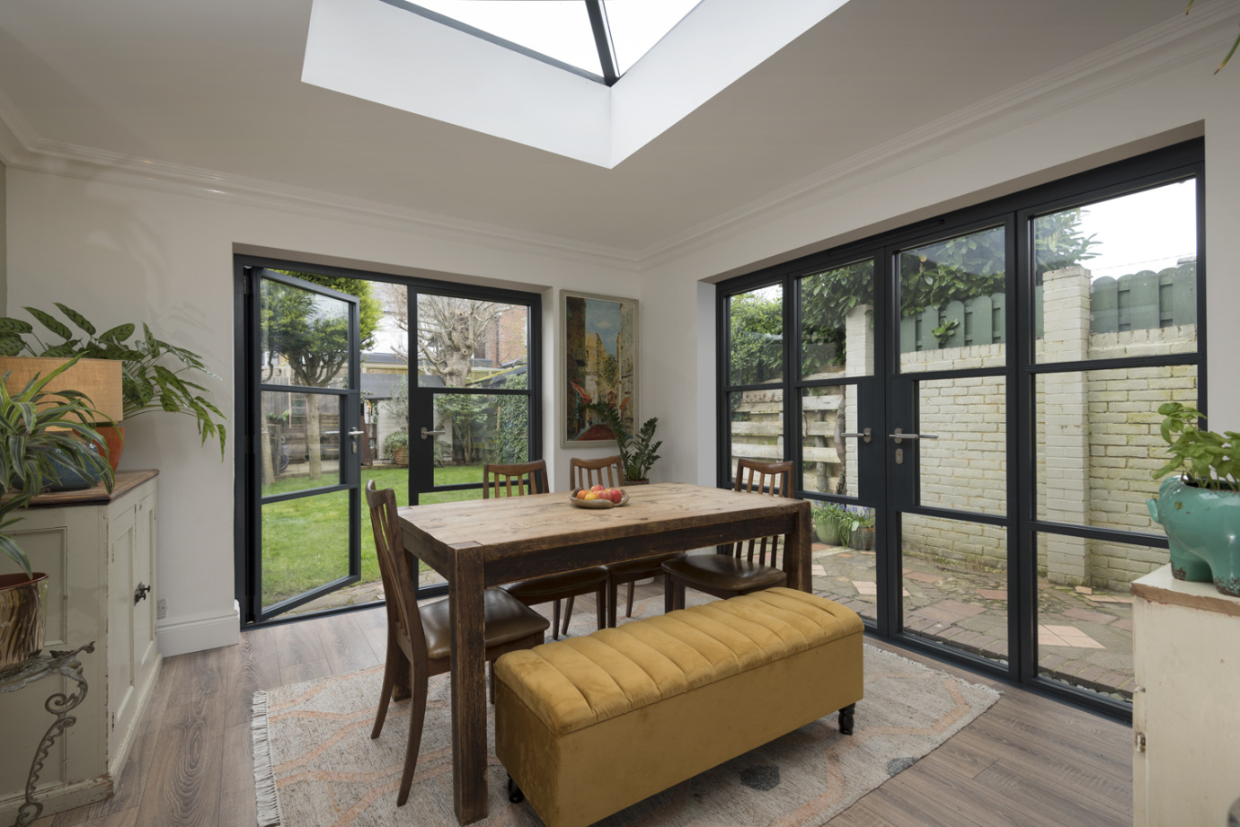 Origin OB-36 Soho - Classic 'Crittall' style - French Doors & Matching bi-folds