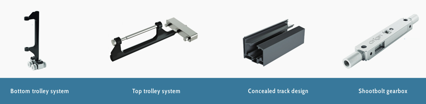 Bi-fold essential components